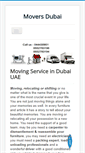 Mobile Screenshot of moversdubai.org